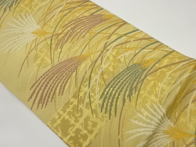 芒模様織出し袋帯